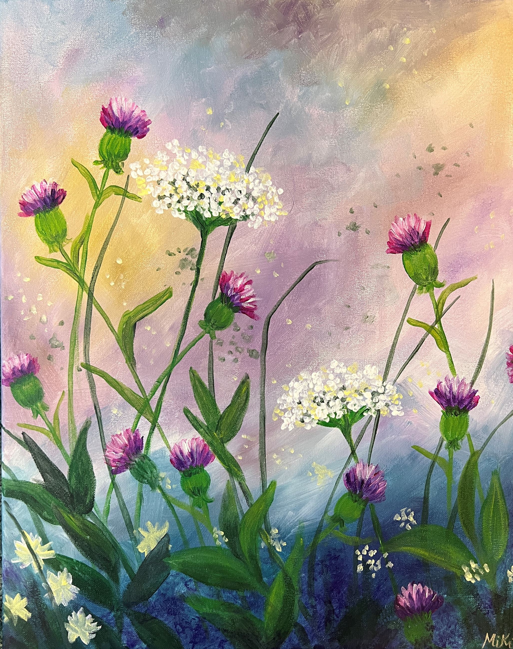 April 18th Painting with Miki Wildflowers